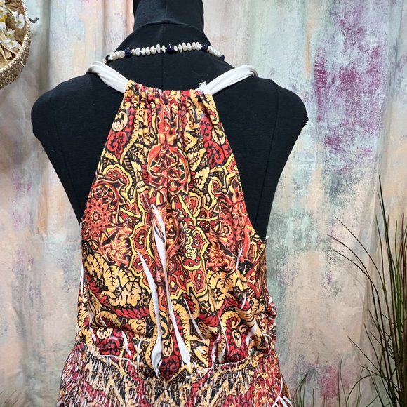 📌Fresh of LA Plus Size  Sleeveless Maxi Dress w/ Interesting Backside Neckline - Picture 3 of 15